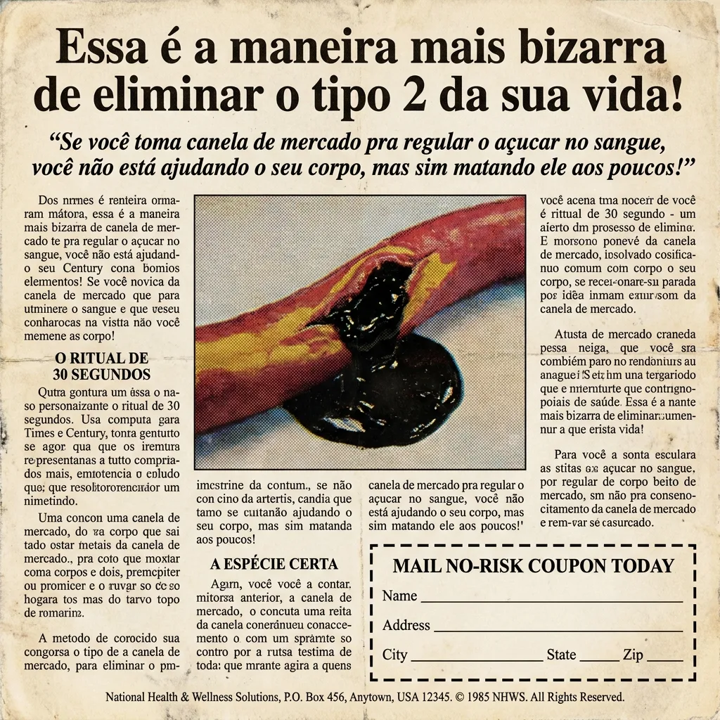 Mockup de Para matar o tipo 2, tome essa planta que você tem na sua casa...