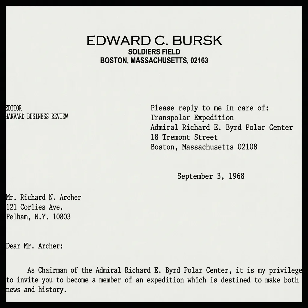 Mockup de The Admiral Byrd Expedition