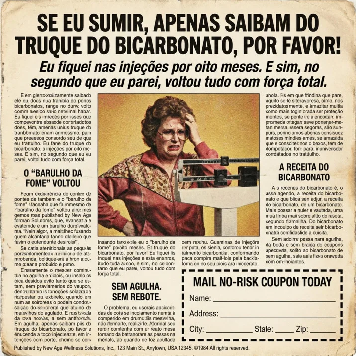 Mockup de A Frustrada Pós-Injeção (controle)